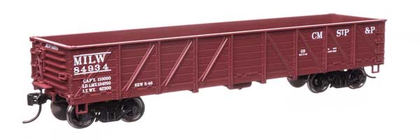 Walthers Mainline 910-56110 HO Scale 40' Gondola RTR MILW #84934