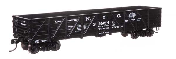Walthers Mainline 910-56115 HO Scale 40' Gondola RTR NYC #349745