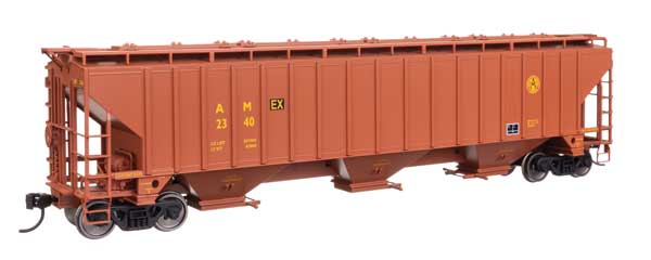 Walthers Mainline 910-49064 HO Scale 57' Hopper RTR Allied #2340