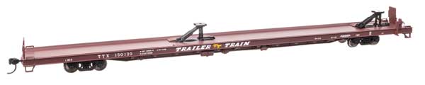 Walthers Mainline 910-5734 HO Scale 89' Channel Flatcar Trailer-Train #150120