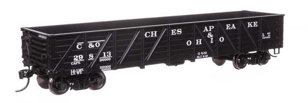 Walthers Mainline 910-56109 HO Scale 40' Gondola RTR C&O #29813