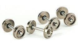 Walthers Proto 920-2305 HO 36" RP-25 Wheelsets, Metal Axles pkg(100)