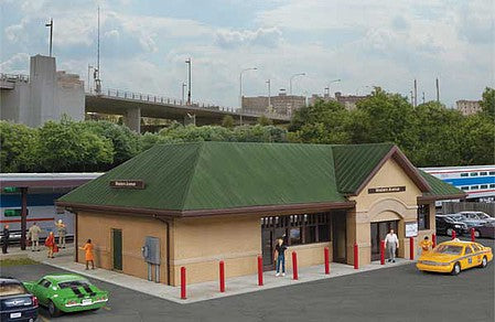 Walthers Cornerstone 933-4095 HO Scale Modern Suburban Station -- Kit