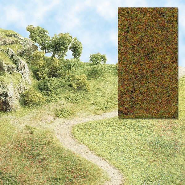 Busch 7114 A Scale Static Wild Grass Flocking -- Autumn 8-7/16oz 250ml