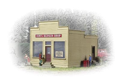 Walthers Cornerstone 933-3229 N Scale Jim's Repair Shop -- Kit