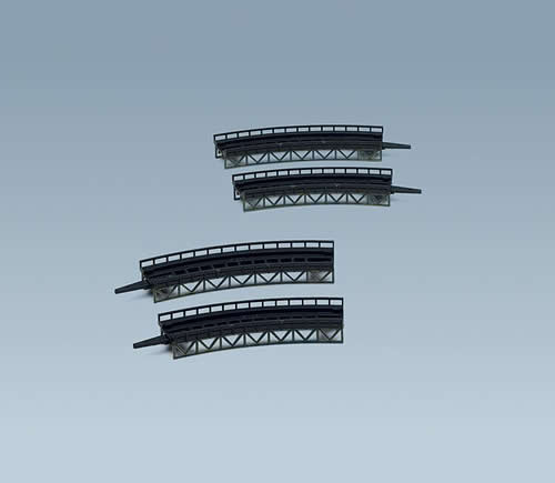 Faller 282905 Z Scale Bridges-Curved Steel -- Kit