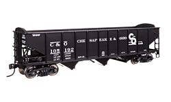 Walthers Mainline 910-56739 HO Hopper - Chesapeake & Ohio #105192
