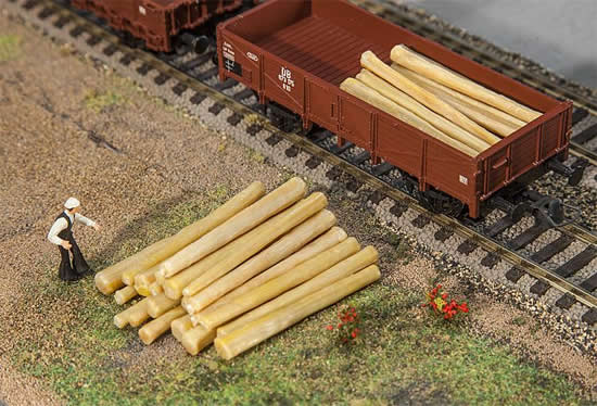 Faller 180925 HO Scale Logs -- 1-9/16" 4cm Long pkg(20)