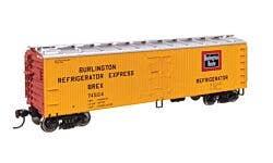 Walthers Mainline 910-41305 HO 40' Reefer Chicago Burlington #74504