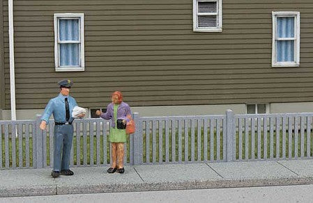Walthers SceneMaster 949-4181 HO Scale Metal Fence -- Kit