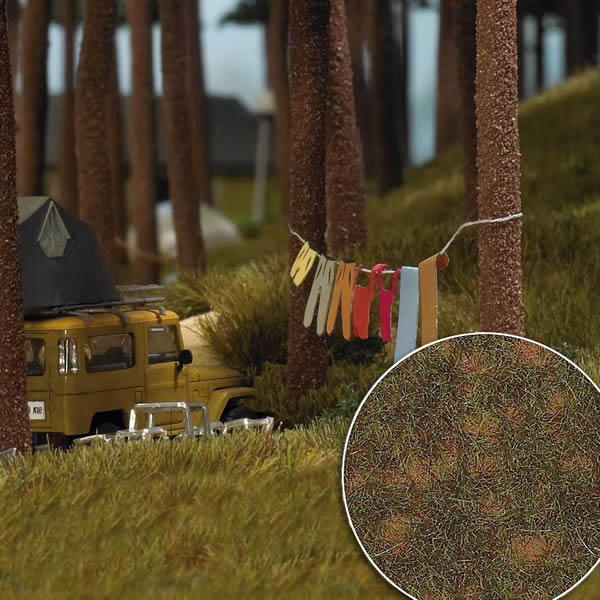 Busch 1304 HO Scale Thinning Grass Pad - 11-11/16 x 8-1/4" Late Summer Grass
