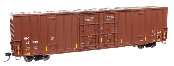 Walthers Mainline 910-3053 HO Scale 60' Plate F Boxcar WC #22199