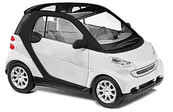 Busch 60202 HO Scale 2007 Smart Fortwo Coupe - Kit -- Various Colors