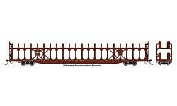 Walthers Mainline 910-8038 HO 89' Auto Rack - Illinois Central #901187