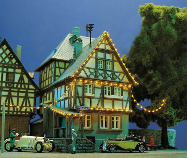 Busch 5405 A Scale Flexible Light Band -- With 12 Yellow Lights