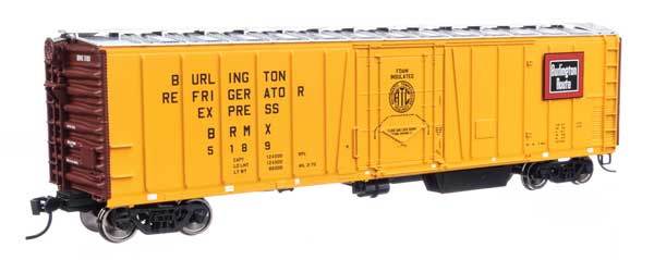 Walthers Mainline 910-3783 HO Scale 50' AAR Reefer Car CB&Q #5189