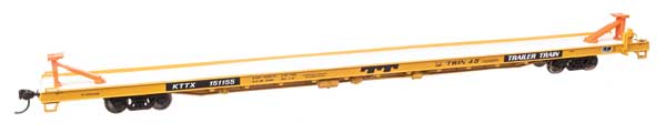 Walthers Mainline 910-5740 HO Scale 89' Channel Flatcar KTTX #151155