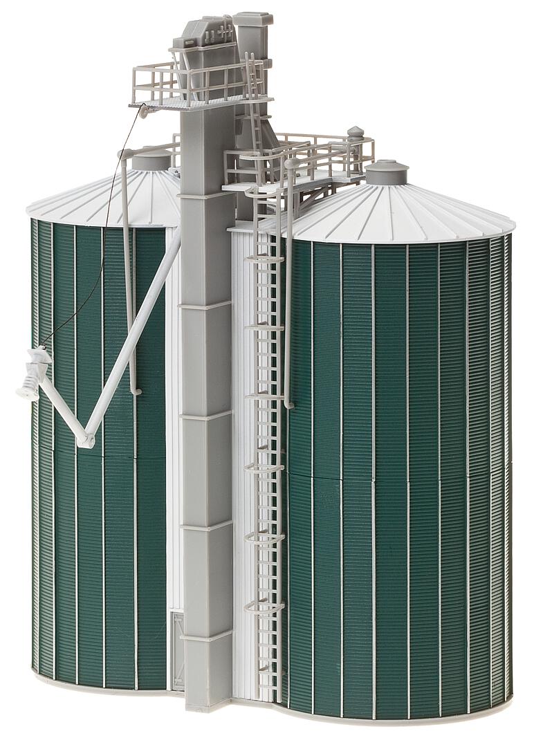 Faller 120260 HO Scale Double Silo with Elevator Kit