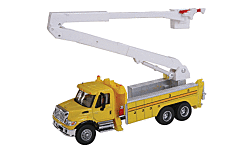Walthers SceneMaster 949-11752 HO Intl 7600 Bucket Truck - Yellow