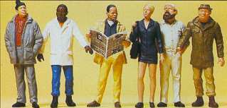 Preiser 45156 G Scale Pedestrians -- City Passers-By