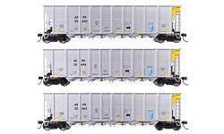 Walthers Mainline 910-56867 HO 50' RD-4 Hopper 3-Pack AEPX