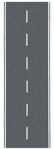 Noch 60703 HO Scale Flexible Pavement -- Highway (gray) 40 x 3-13/64" 100 x 8cm