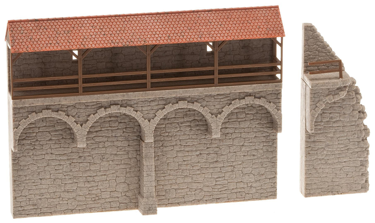 Faller 130404 HO Scale Old-Town Wall Model Kit