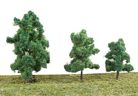 Walthers SceneMaster 949-1184 HO Scale Summer Trees pkg(10) -- 3-3/8 to 5-1/2"