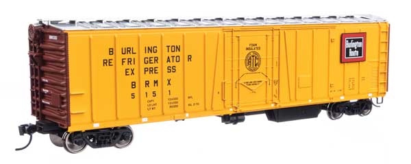 Walthers Mainline 910-3782 HO Scale 50' AAR Reefer Car CB&Q #5151