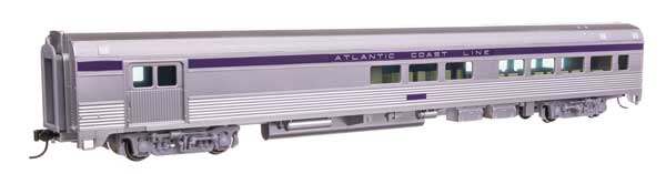 Walthers Mainline 910-30072 HO Scale 85' Budd Baggage-Lounge RTR Atlantic Coast Line