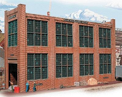Walthers Cornerstone 933-3165 HO Scale Shop Building No1 Background Building Kit
