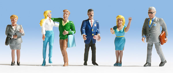 Noch 15520 HO Scale Passers By -- Set #2 pkg(6)