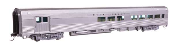 Walthers Mainline 910-30073 HO Scale 85' Budd Baggage-Lounge RTR Rock Island