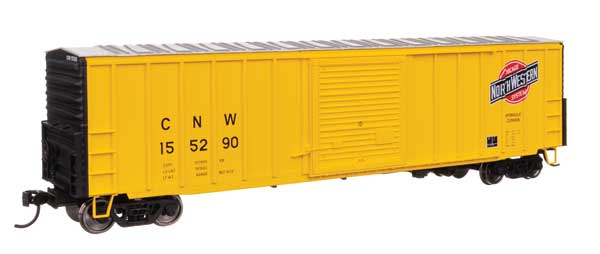 Walthers Mainline 910-46032 HO Scale 50' ACF Boxcar RTR CNW #155290