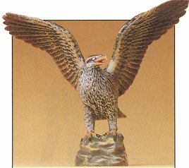 Preiser 47711 1/25 Scale Wild Animal Figures Eagle w/Wings Spread