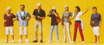 Preiser 10468 HO Scale Spectators -- City Sightseers