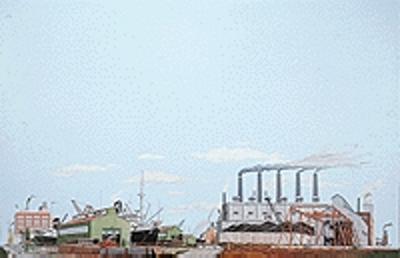 Walthers SceneMaster 949-713 HO Scale Background Scene The Docks