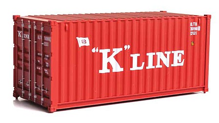 Walthers SceneMaster 949-8073 HO Scale 20' Corrugated Container K-Line