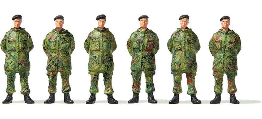 Preiser 16840 HO Modern German Army Standing Soldiers Figures