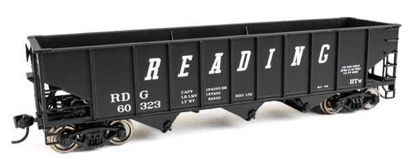 Walthers Mainline 910-56727 HO Scale 70-Ton AAR Hopper RTR Reading #60323