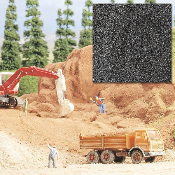 Busch 7524 A Scale Sand -- Dark Gray 6-3/4oz 200ml