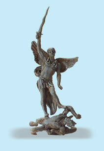 Preiser 29100 HO Scale Statue -- Archangel Michael