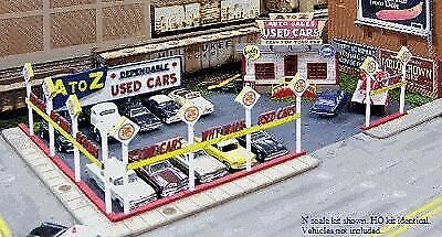 Blair Line 097 N Scale A-to-Z Used Car Lot Kit