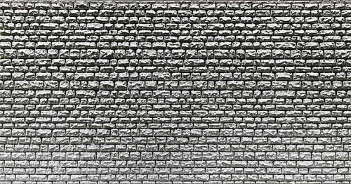 Faller 272651 N Scale Decorative Sheet Profi -- Profi Cut-Stone Masonry Wall