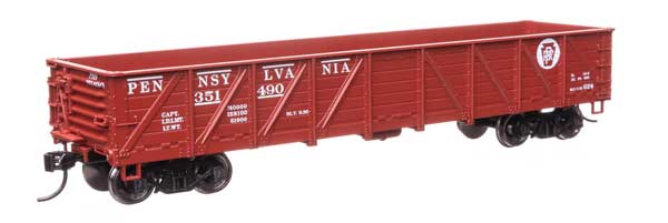 Walthers Mainline 910-56118 HO Scale 40' Gondola RTR PRR #351490