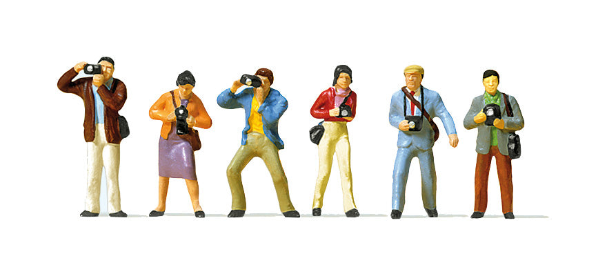 Preiser 10089 HO Scale Photographers Figure Set