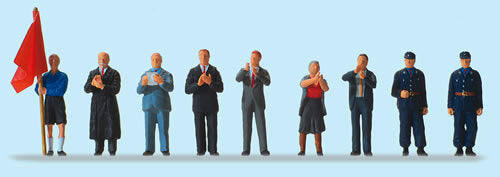 Preiser 10585 HO Scale German Political Figures -- Ulbricht, Pieck, Grotewohl