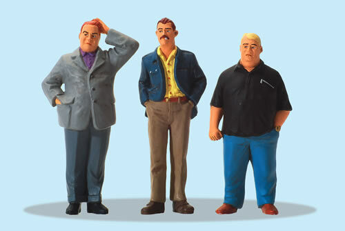 Preiser 44906 G Scale Pedestrians 1/22.5 Scale -- Serious Situation