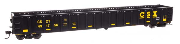 Walthers Mainline 910-6467 HO Scale 68' Railgon Gondola CSX #491756