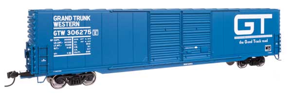 Walthers Mainline 910-3408 HO Scale 60' PS Double Door Boxcar GTW #306275